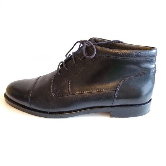 Johnston & Murphy Mens Black Chukka Ankle Boots main image 7